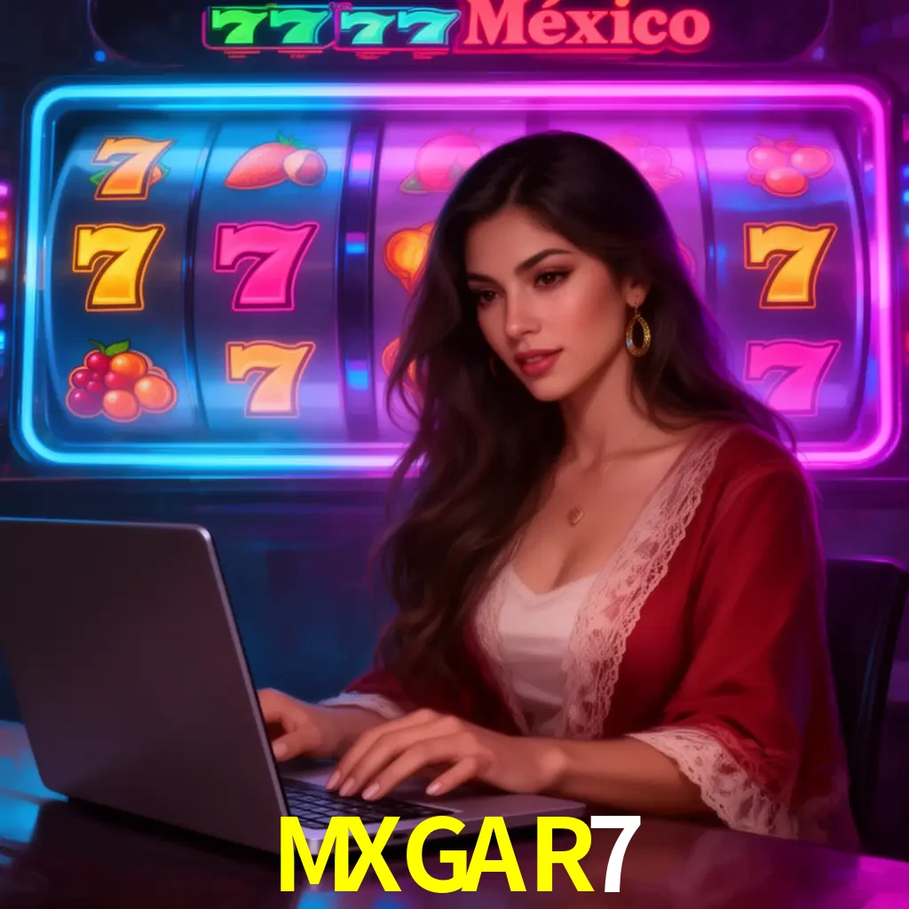 MXGAR7 Slots - tragamonedas, RTP y control Tragamonedas MXGAR7 con símbolos, saldo móvil y reglas de apuesta visibles